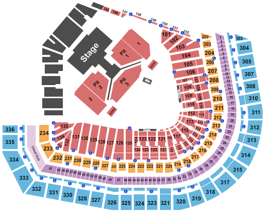 Oracle Park K-Pop Concerts Seating Chart